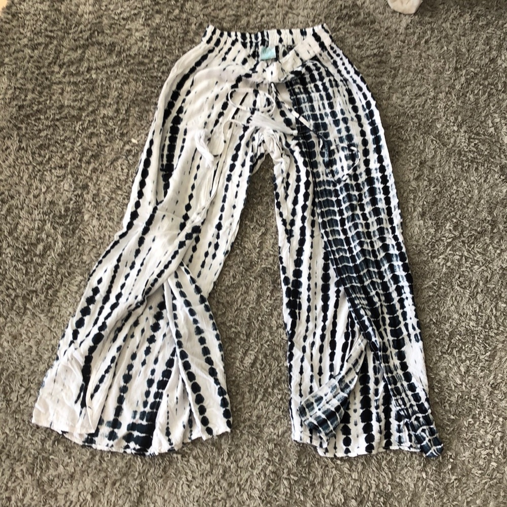 Beach Tiedye Flowy Pants